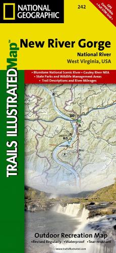 New River Gorge National River: Trails Illustrated National Parks (Sheet map, folded)