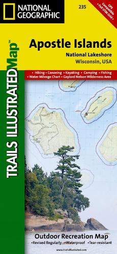 Apostle Isles National Lakeshore: Trails Illustrated National Parks (Sheet map, folded)