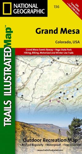 Grand Mesa: Trails Illustrated (Sheet map, folded)