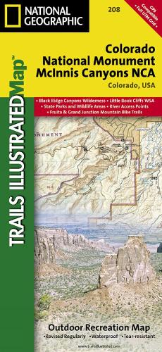 Colorado National Monument: Trails Illustrated National Parks (Sheet map, folded)