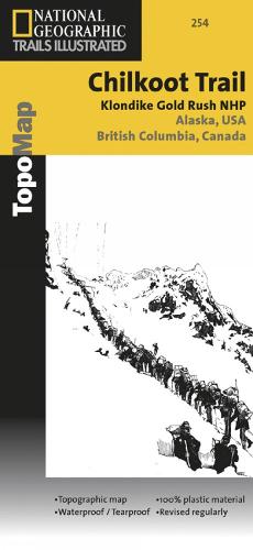 Chilkoot Trail/klondike Gold Rush: Trails Illustrated National Parks (Sheet map, folded)