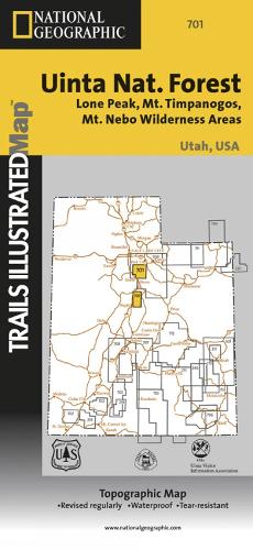 Wasatch Front South: Trails Illustrated Other Rec. Areas (Sheet map, folded)