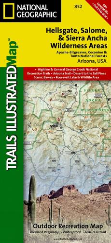 Hellsgate, Salome & Sierra Ancha Wilderness Areas, Apache-sitgreaves, Cocnino, & Tonto National Forests: Trails Illustrated Other Rec. Areas (Sheet map, folded)