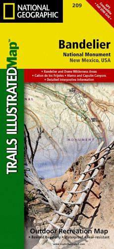Bandelier National Monument: Trails Illustrated National Parks (Sheet map, folded)