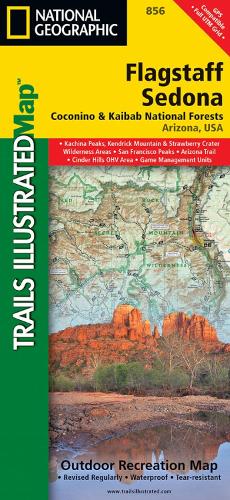 Flagstaff/sedona, Coconino & Kaibab National Forests: Trails Illustrated Other Rec. Areas (Sheet map, folded)