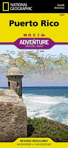 Puerto Rico: Travel Maps International Adventure Map (Sheet map, folded)