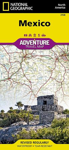 Mexico: Travel Maps International Adventure Map (Sheet map, folded)