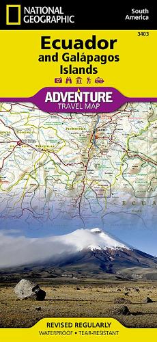 National Geographic Maps Ecuador And Galapagos Islands Map