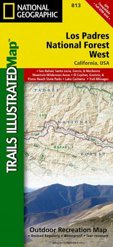 Los Padres National Forest, West: Trails Illustrated Other Rec. Areas (Sheet map, folded)