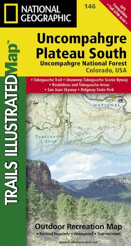 Uncompahgre Plateau, South: Trails Illustrated (Sheet map, folded)
