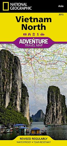 Vietnam, North: Travel Maps International Adventure Map (Sheet map, folded)