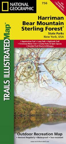 Harriman, Bear Mountain, Sterling Forest State Parks: Trails Illustrated Other Rec. Areas (Sheet map, folded)