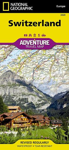 Switzerland: Travel Maps International Adventure Map (Sheet map, folded)