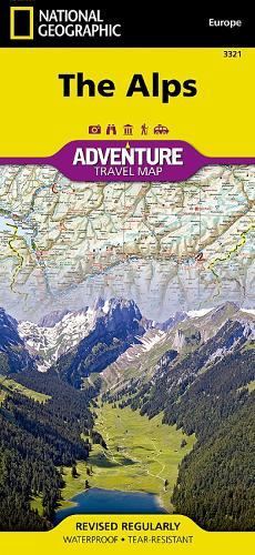 Alps: Travel Maps International Adventure Map (Sheet map, folded)