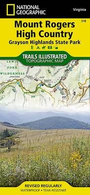 Mount Rogers High Country: Trails Illustrated Other Rec. Areas (Sheet map, folded)