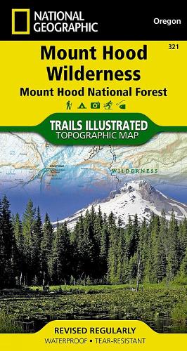 Mount Hood Wilderness: Trails Illustrated Other Rec. Areas (Sheet map, folded)
