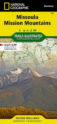 Missoula, Mission Mountains: Trails Illustrated Other Rec. Areas (Sheet map, folded)
