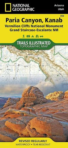 Vermillion Cliffs, Paria Canyon: Trails Illustrated (Sheet map, folded)