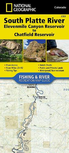South Platte River, Elevenmile Canyon Reservoir To Chatfield (Sheet map, folded)
