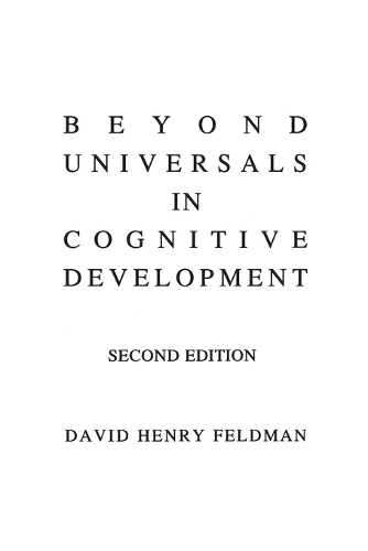 Beyond Universals in Cognitive Development, 2nd Edition (Paperback)