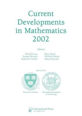 Current Developments in Mathematics, 2002 (Paperback)