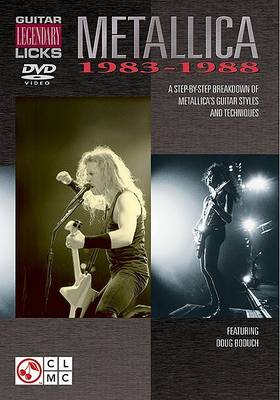 Metallica 1983-1988 - Guitar Legendary Licks (DVD)