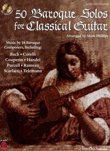 50 Baroque Solos For Classical Guitar (Paperback)
