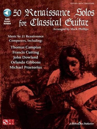 50 Renaissance Solos For Classical Guitar (Book/Online Audio) (Paperback)