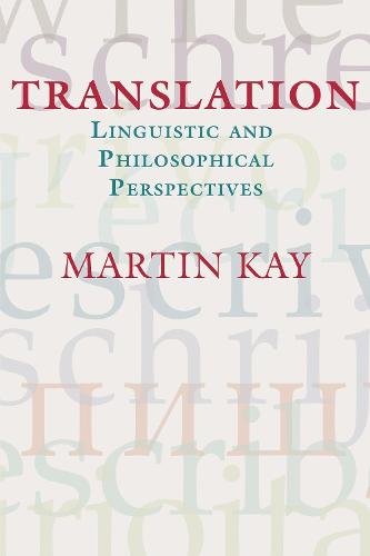 Translation - CSLI - Studies in Computational Linguistic (Paperback)