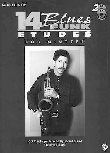 14 Blues and Funk Etudes: For 'E Flat' Instruments (Alto Sax, Baritone Sax) (Paperback)