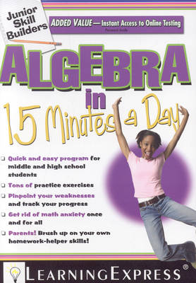 Algebra in 15 Minutes a Day (Paperback)