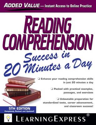 Reading Comprehension Success in 20 Minutes a Day - 20 Minutes a Day (Paperback)