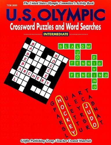 US Olympic Crossword Puzzles & Word Searches: Intermediate (Paperback)