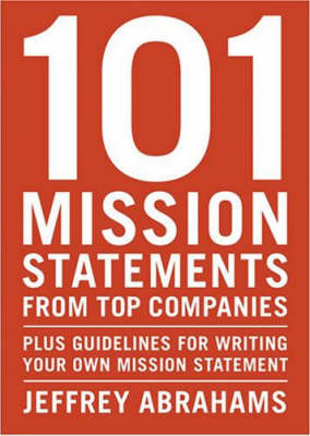 101 Mission Statements from Top Companies (Paperback)