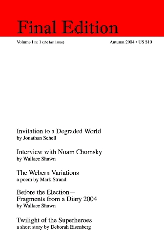 Final Edition: Final Edition Last Issue v. 1 (Paperback)