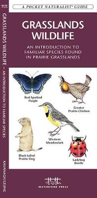 Grasslands Wildlife: A Folding Pocket Guide to Familiar Species Found in Prairie Grasslands - Pocket Naturalist Guide Series