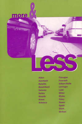 More & Less: No. 2 - Semiotext (E) (Paperback)