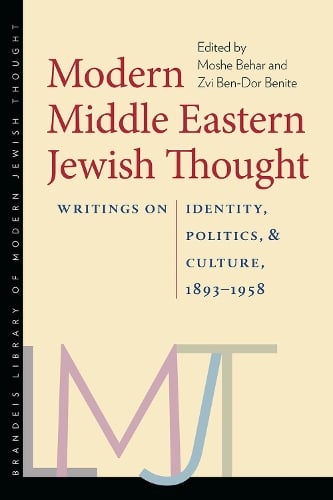 Modern Middle Eastern Jewish Thought (Paperback)