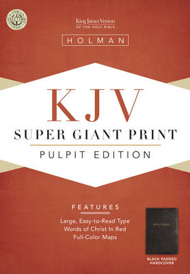 Pulpit Bible-KJV Super Giant Print (Hardback)