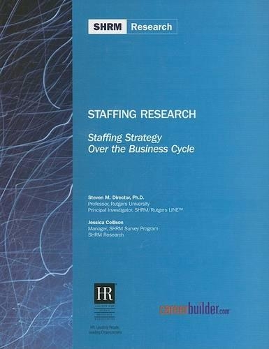 Staffing Strategy Over the Business Cycle (Paperback)
