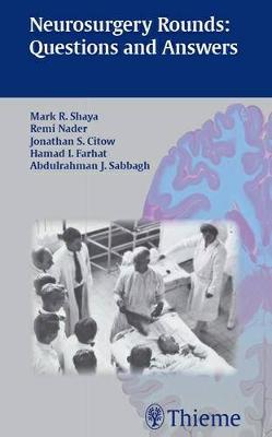 Neurosurgery Rounds: Questions and Answers (Paperback)