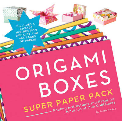 Origami Boxes Super Paper Pack (Paperback)