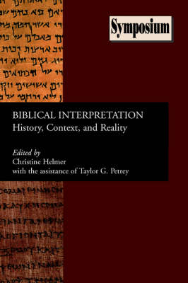 Biblical Interpretation: History, Context, and Reality (Paperback)