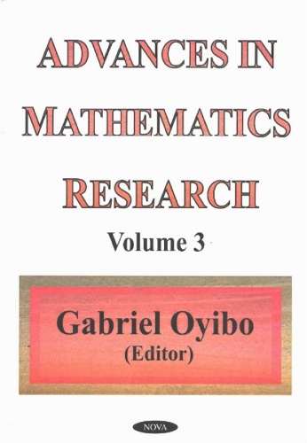 Advances in Mathematics Research: Volume 3 (Hardback)