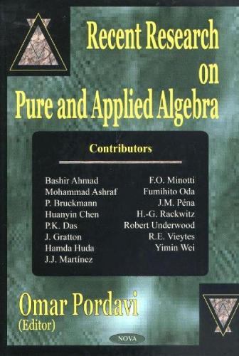 Recent Research on Pure & Applied Algebra (Hardback)