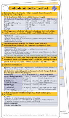 Dislipidemia Pocketcard Set (Hardback)