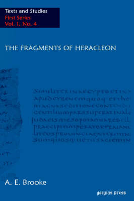 The Fragments of Heracleon (Hardback)