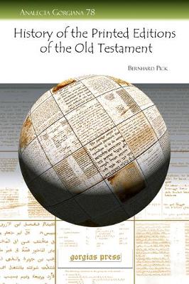 History of the Printed Editions of the Old Testament (Paperback)