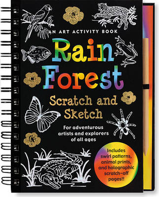 Sketch and Scratch Rain Forest (Spiral bound)