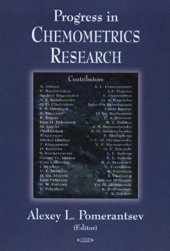 Progress in Chemometrics Research (Hardback)